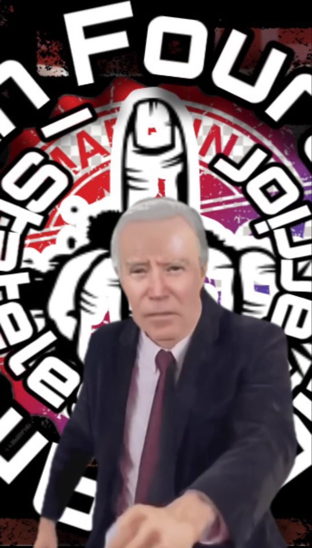 American President Biden Loves Stateless Warrior’s Artwork