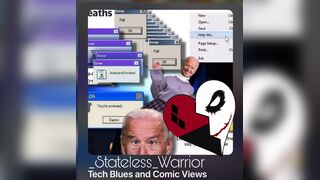 Tech Blues and Comic Views — Stateless Warrior