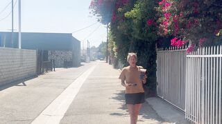 White Cracker Stalker bitch kept assailing my dog