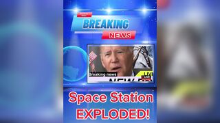 Space Station Explosion Official News Report