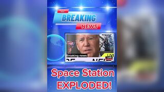 Space Station Explosion Official News Report