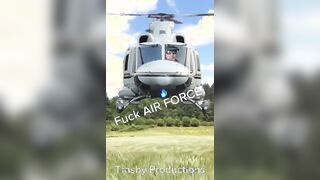 Mother fuck American G-Fag Air-Force