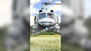 Mother fuck American G-Fag Air-Force