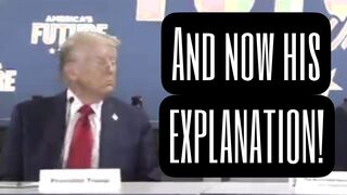 Trump the Senile Old Grump SLEEPING During Meetings