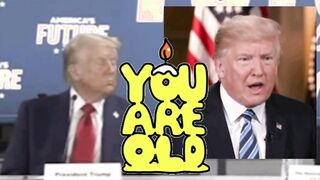 Trump the Senile Old Grump SLEEPING During Meetings