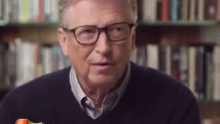 Bill Gates as a PUBLIC STATEMENT to FAKE