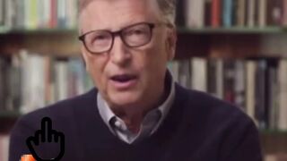 Bill Gates as a PUBLIC STATEMENT to FAKE