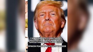 Can Trump Deploy Military to Mass Deport Undocumented Aliens and Target Opposition?