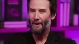 Keanu Reeves  has something to say