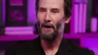 Keanu Reeves  has something to say