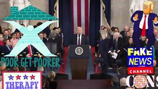 Idiot Sworn in As President Con Man!