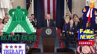 Idiot Sworn in As President Con Man!