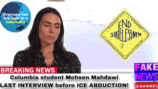 Columbia student Mohsen Mahdawi‘s LAST INTERVIEW Before ICE Abduction
