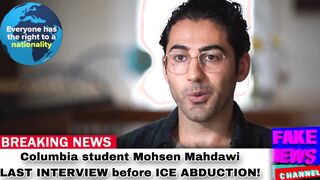Columbia student Mohsen Mahdawi‘s LAST INTERVIEW Before ICE Abduction