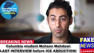 Columbia student Mohsen Mahdawi‘s LAST INTERVIEW Before ICE Abduction
