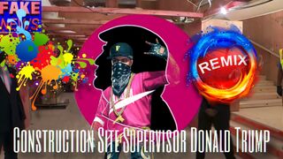 Donald Trump Construction Supervisor - Satire Remix