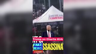 Trump on. Charlie Kirk