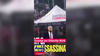 Trump on. Charlie Kirk