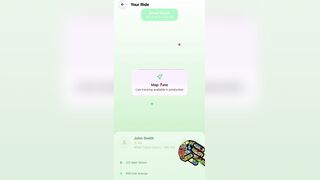 Warrior Rideshare App UI TEST