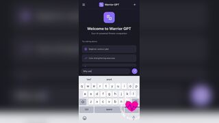 Warrior GPT Fitness App