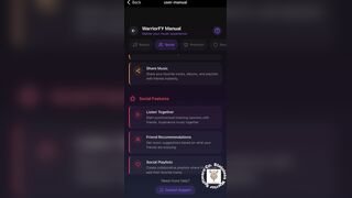 WarriorFY Music Streaming App