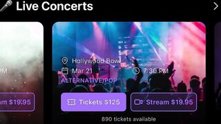 WarriorFY CONCERT TICKET SALES