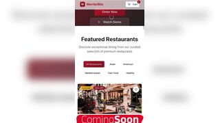 Warrior Bite Food Delivery Platform