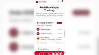 Warrior Bite Food Delivery Platform