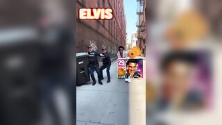 Elvis Chasing ICE Fags While Singing About MyVideoTime.com
