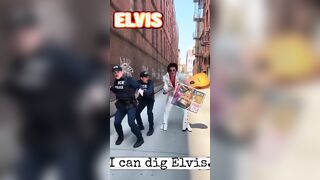 Elvis Chasing ICE Fags While Singing About MyVideoTime.com