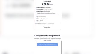 Warrior Maps API PRICING
