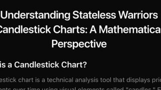 Understanding My Candlestick Charts: A Mathematical Perspective