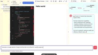 SicarioAi.App Editor Demo (Desktop Version)
