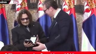 Johnny Depp Proud SERBIAN Citizen