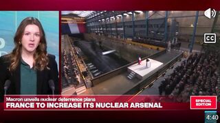 Frenchie Prez Scatters Nuke Bombers