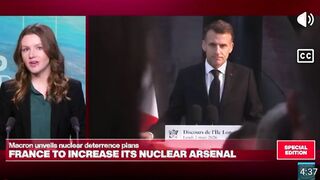 Frenchie Prez Scatters Nuke Bombers