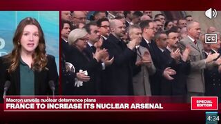 Frenchie Prez Scatters Nuke Bombers