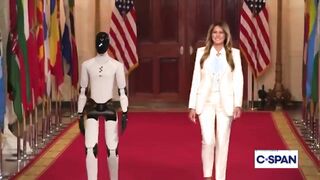 Melania’s Robot Walk