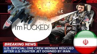 F-15 Pilot Clown Down