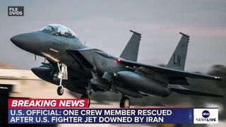 F-15 Pilot Clown Down