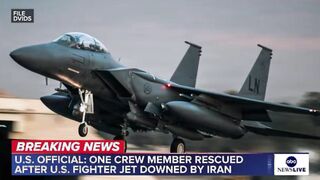 F-15 Pilot Clown Down