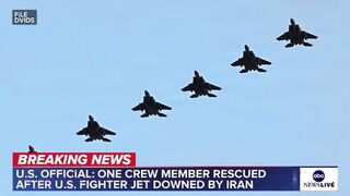 F-15 Pilot Clown Down