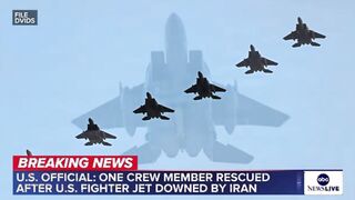 F-15 Pilot Clown Down