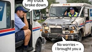 USPS BROKE AS A JOKE