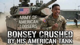 BONSEY Crushed by His American Tank