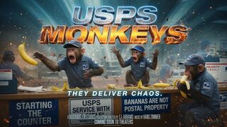 USPS MONKEYS DELIVER CHAOS