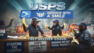 USPS MONKEYS DELIVER CHAOS