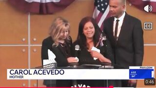 Mother-Bitch of Slain American Soldier Bitch Cries at Funeral