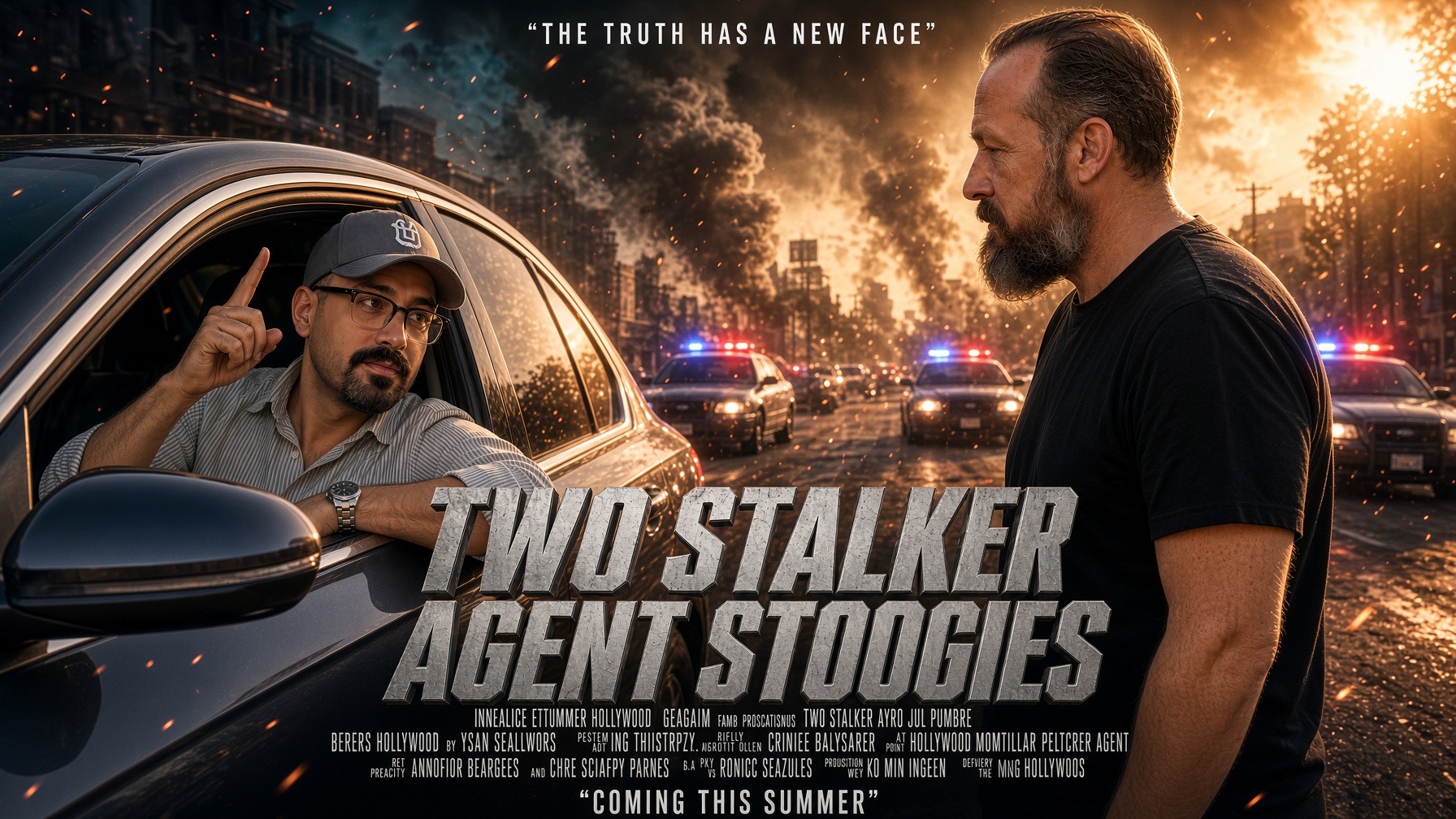 Two Stalker Agent Stooges BLUNT STUNT